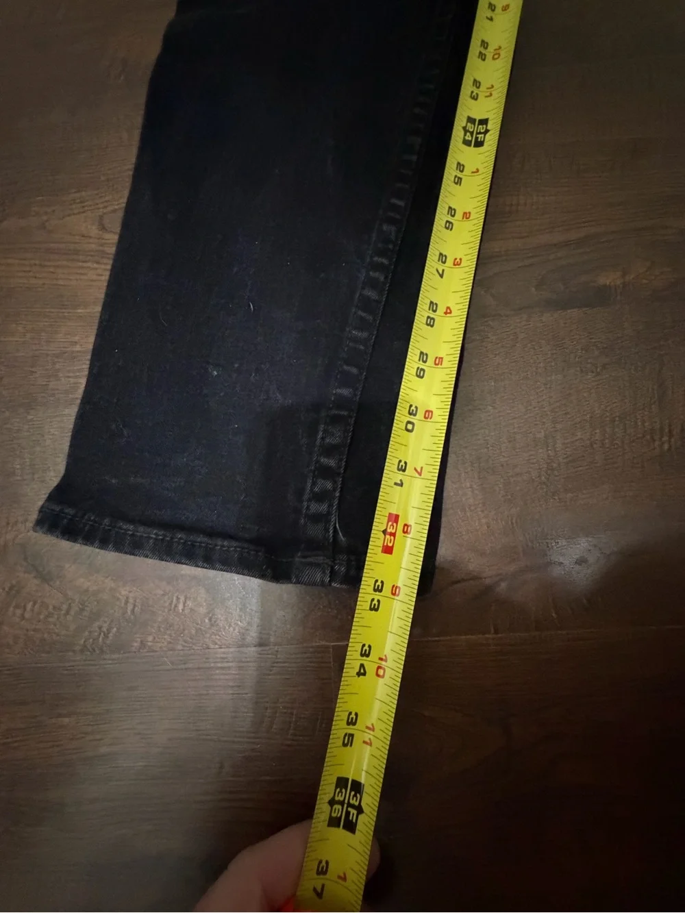 True Religion Geno Relaxed Slim Black Jeans - Size 40x33